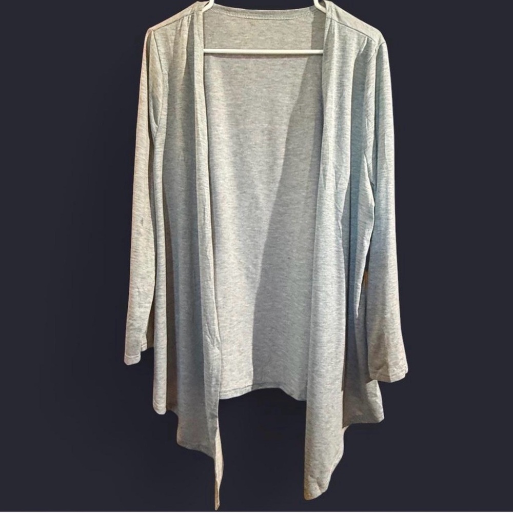 SOLD!! 
Source Unknown Heather Gray Open Cardigan